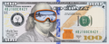 $100 'Go Crazy' Bill Sticker (Actual Size)